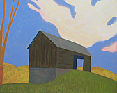 barn in landscape